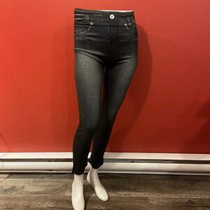⭐4 FOR $20⭐ Ligging Women's Denim-Look Leggings - Size L/XL